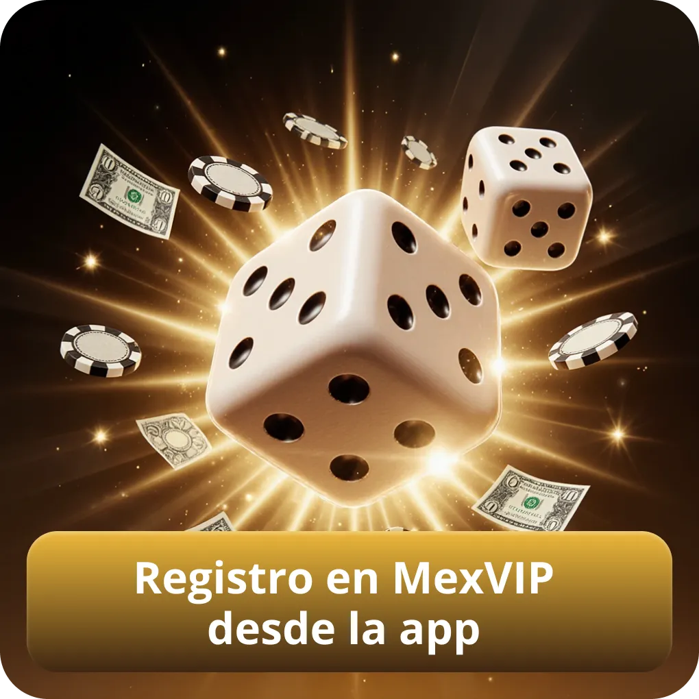 Registro en MexVIP a través de la app móvil