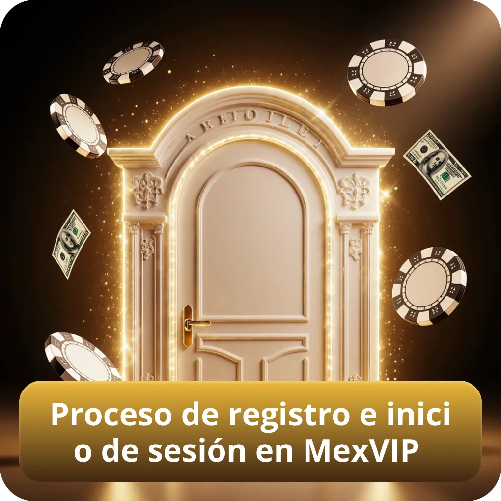Proceso de registro e inicio de sesión seguro en MexVIP